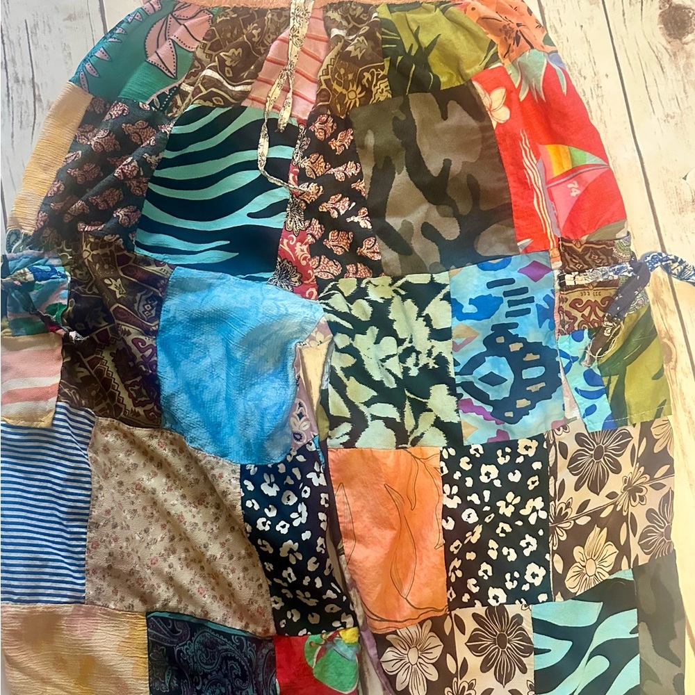 Boho Patchwork Pants - image 3